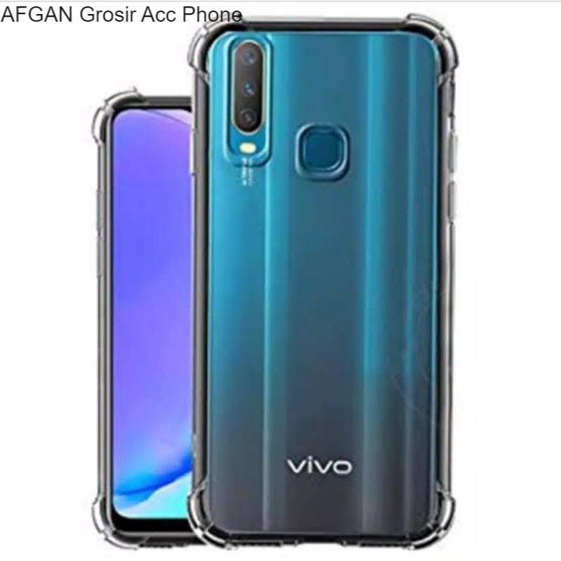 Case Anticrack Soft Case Bening Anti Shock Vivo Y12 Casing Silikon Anti Crack Jelly TPU Vivo Y12 Grosir