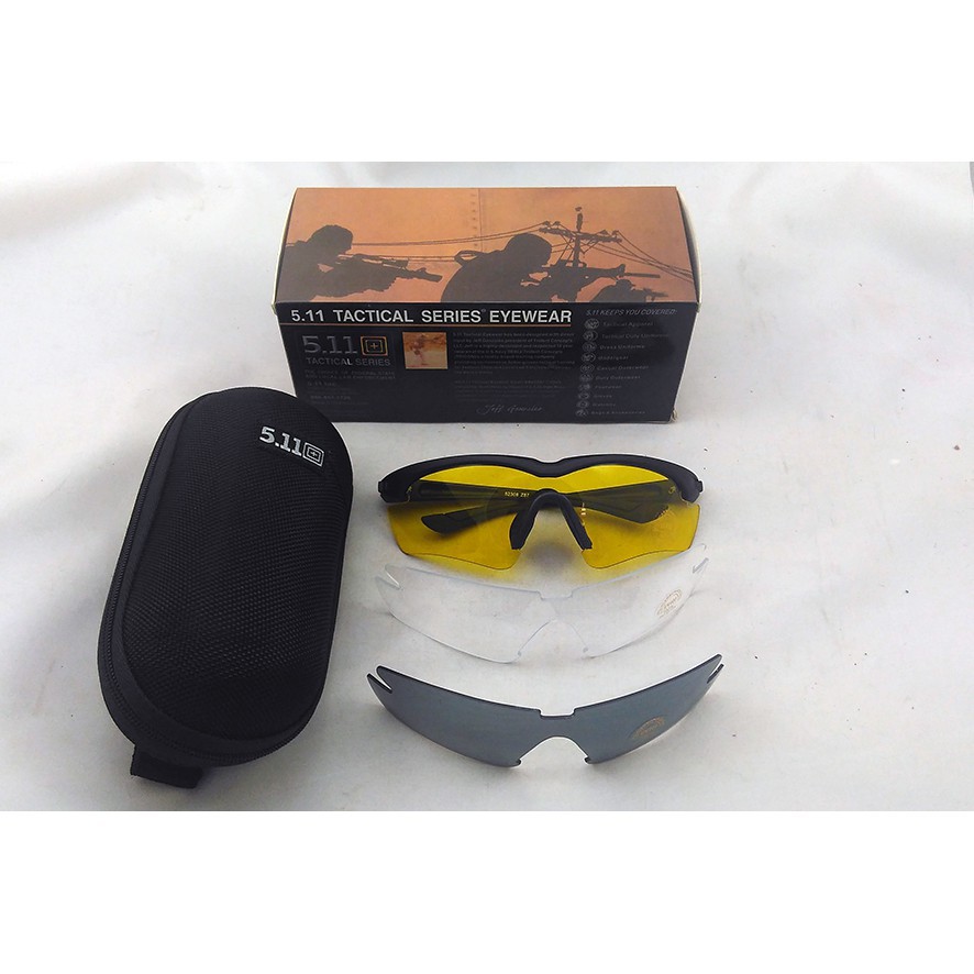 KACAMATA TACTICAL MILITARY 511 SAFETY SERIES 3LENS KACAMATA 511 TACTICAL