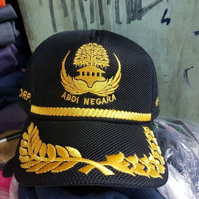 [PRODUK RFNRR] topi kopri dable mask busa-topi abdi negara pegawai negeri pns SHV