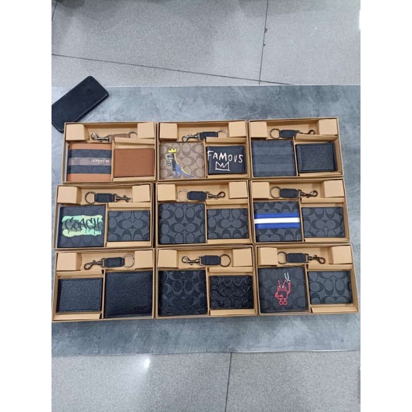 dompet  coach signature wallet premium import