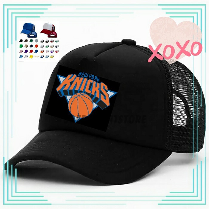 TOPi Trucker Jaring distro NEW YORK KNiCKS polos custom basket nba JS
