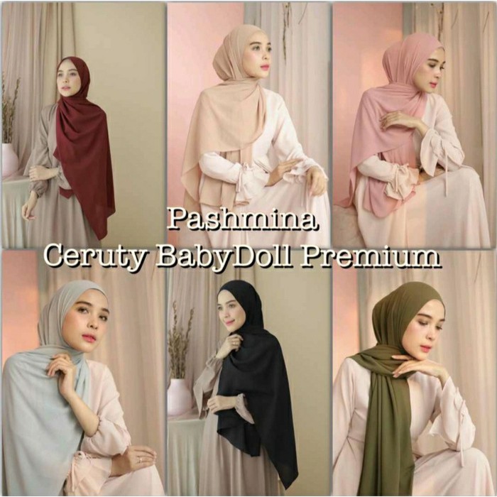 pashmina ceruty baby doll 175 x 75 import