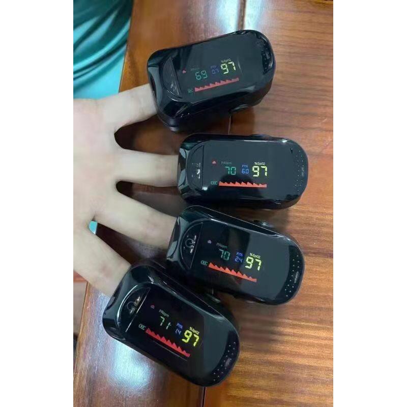 Oximeter black A2-pulse fingertip Oxymeter Pulse A2 Hitam alat pengukur SP02