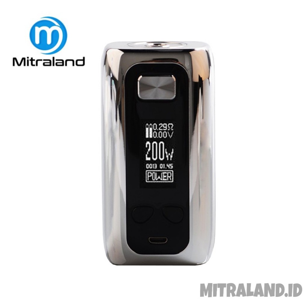 Think Vape Thor 200W Mod warna SILVER CHROME Authentic