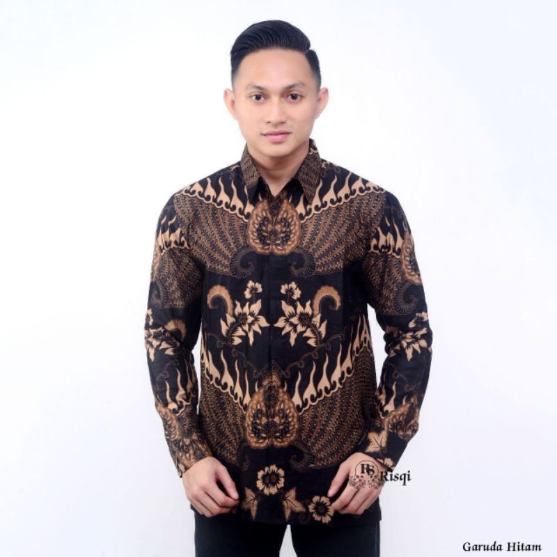 KEMEJA BATIK PRIA LENGAN PANJANG / KEMEJA BATIK MURAH / KEMEJA BATIK PRIA M L XL XXL