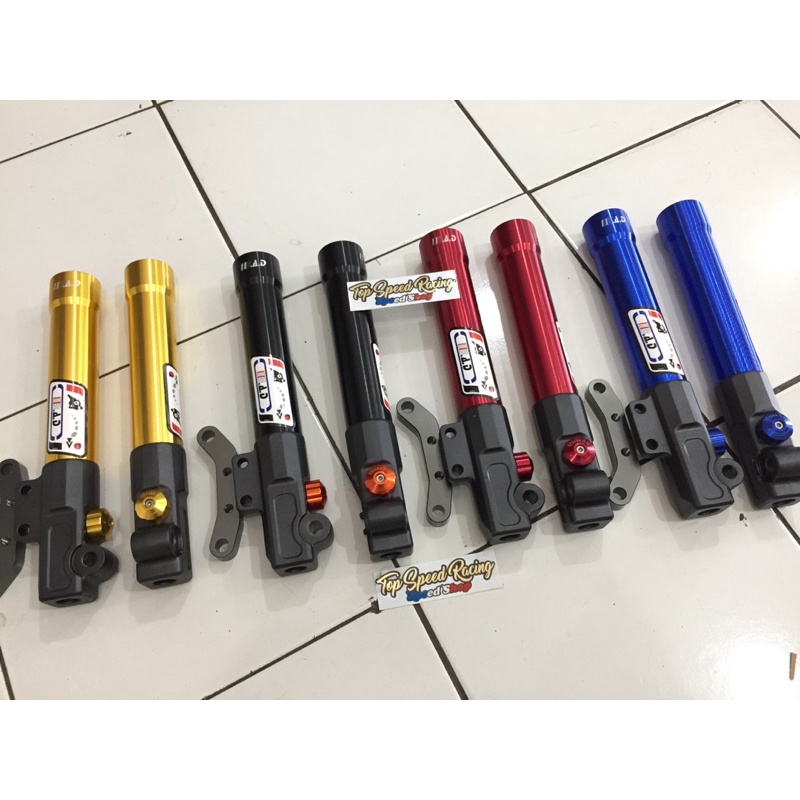 TABUNG SHOCK DEPAN RT STAGE IBAD MIO FINO SOUL KARBU BREKET KALIPER STANDAR