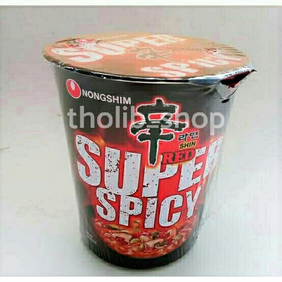 

nongshim shin ramyun korea red cup supper hot 68 gr