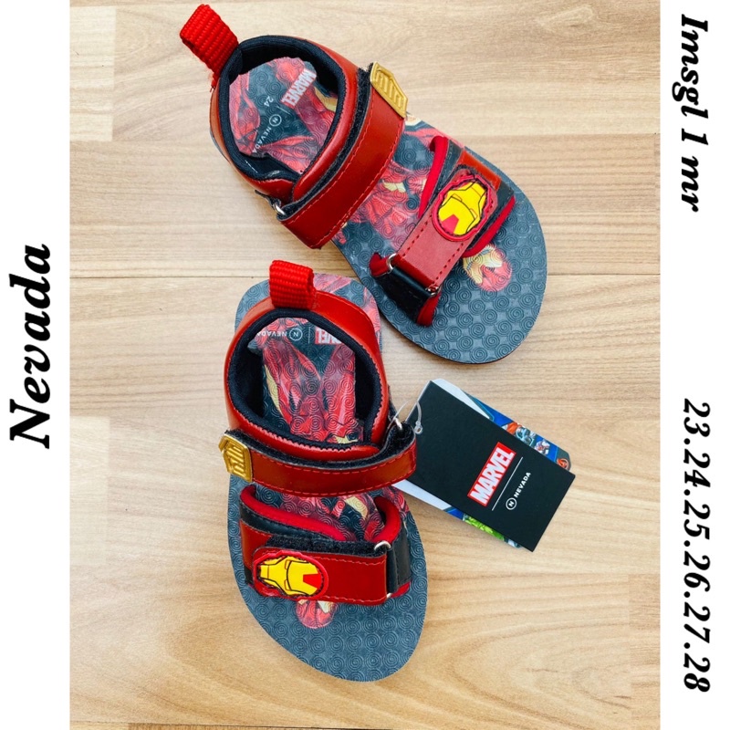 sandal anak merah cwo