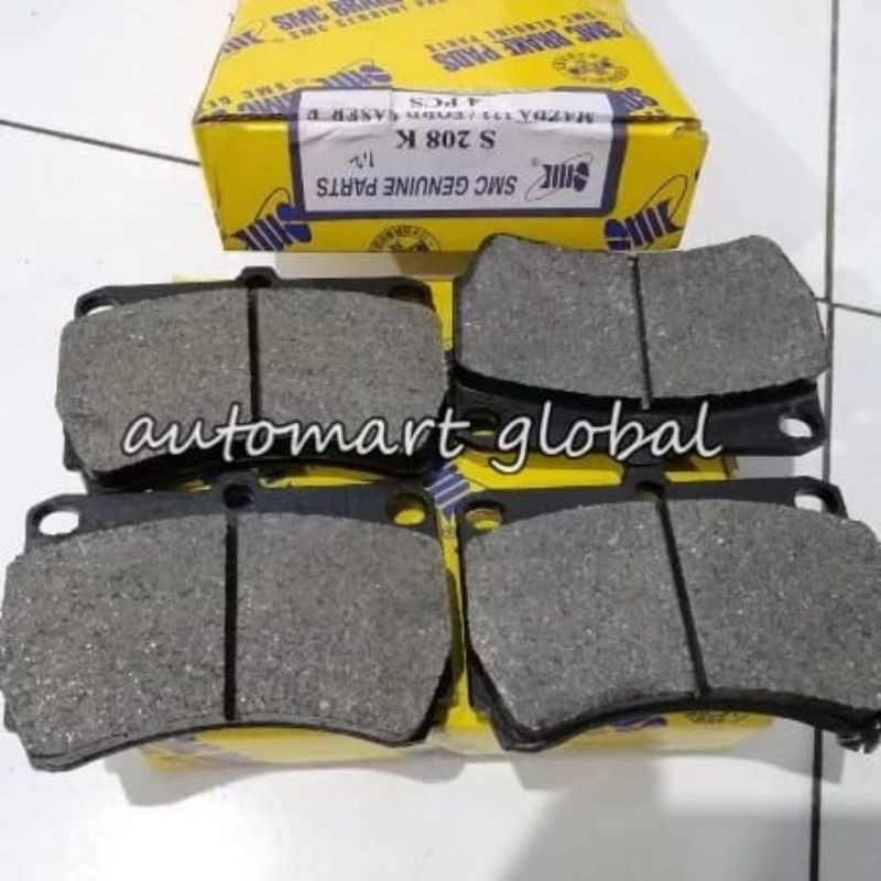 brake pad kampas rem depan ford laser mazda 323 depan set 4pc