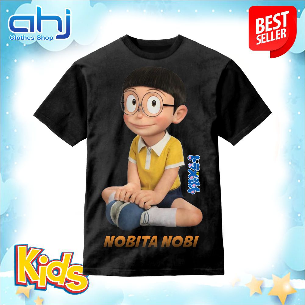 Kaos Anak NOBITA NOBI DORAEMON Kaos Anak Laki-laki Dan Perempuan