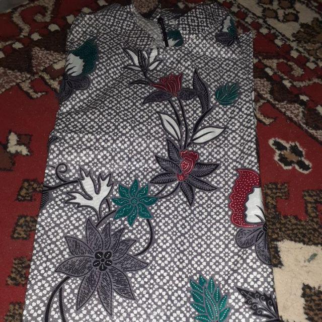 Terlaris Serut Genes Jelita Tunic Navbor Yelbor Whitbor Creambor Tunik Batik Modern Hrb0