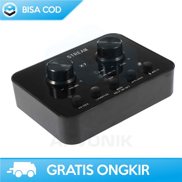 MIXER AUDIO MINI EXTERNAL USB  SOUNDCARD MUSIK LIVE BROADCAST TERBAIK