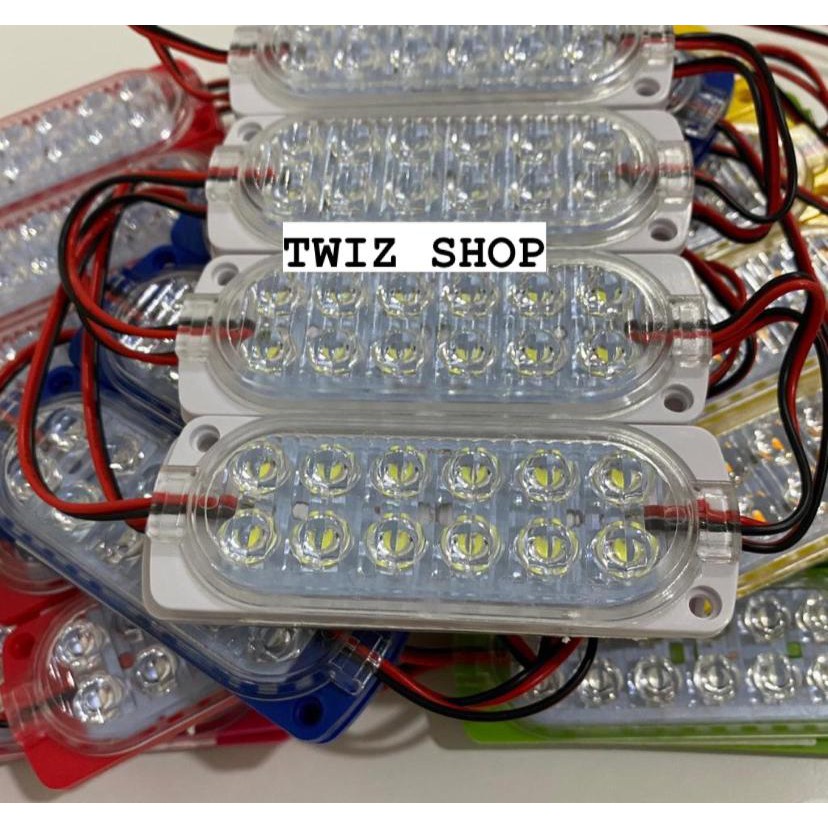 Lampu LED 12 Mata 12 Volt / LED Modul 12 Mata 7W 12V