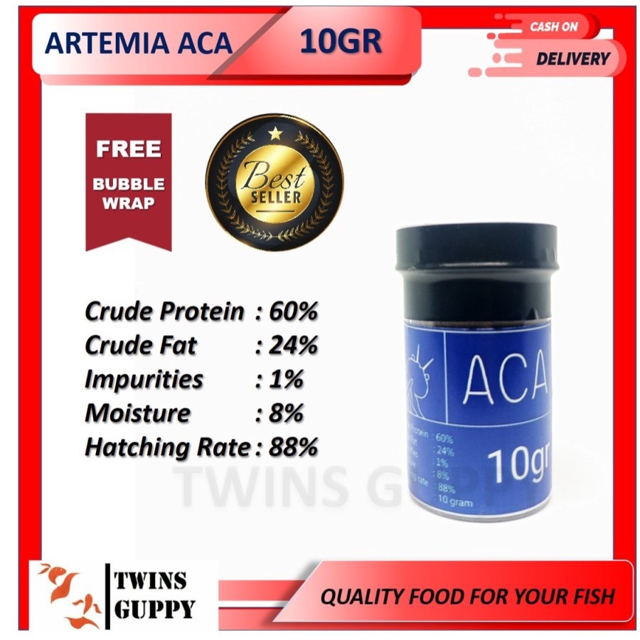 Artemia Aca Repack 10 Gram / 10gram / 10gr