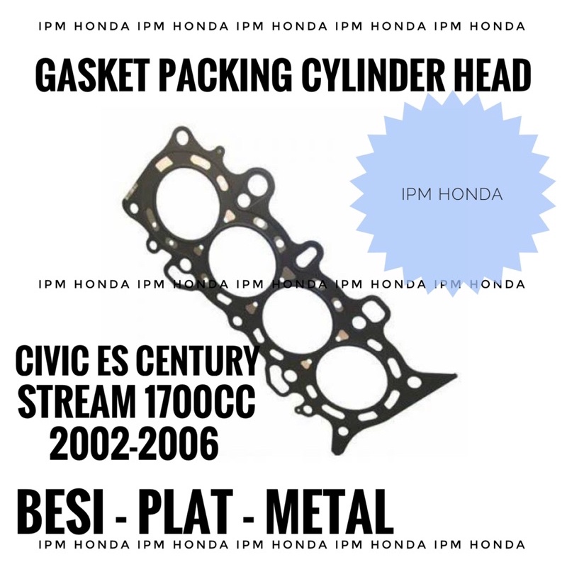 12251 PLC Paking Packing Gasket Cylinder Head Honda Stream 1.7 1700cc 2002 2003 2004 2005 2006