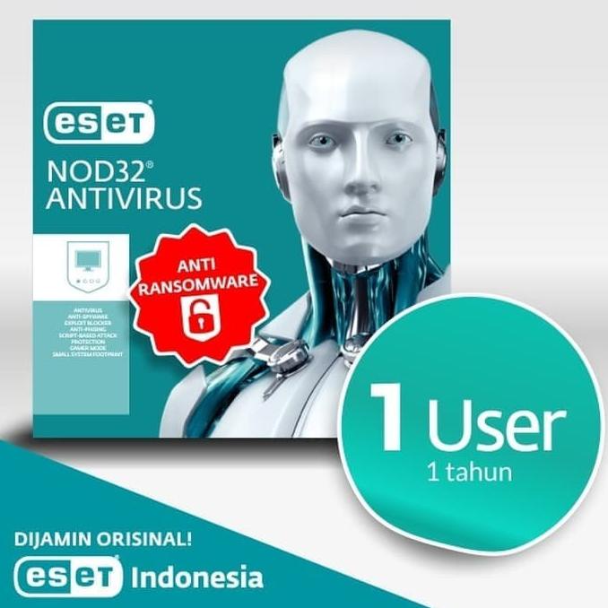 Antivirus Eset Nod32 Antivirus - 1 Komputer 1 Tahun
