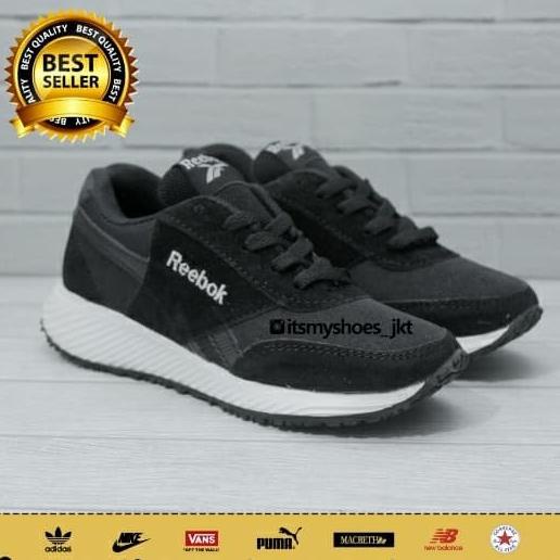 Sepatu reebok anak-sepatu sekolah anak-hitam-tali - 33