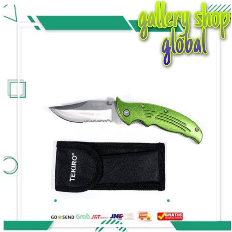 TEKIRO POCKET KNIFE-1 BESAR PISAU LIPAT STAINLESS-1 BESAR GT-PK1826