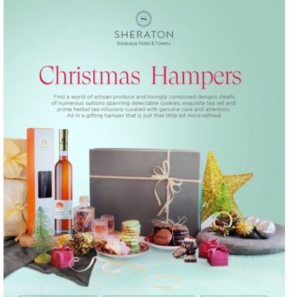 

OPEN PO Sheraton hotel Christmas hampers, xmas gift, hantaran natal, kado natal, hampers cookies, bingkisan natal, xmas hampers