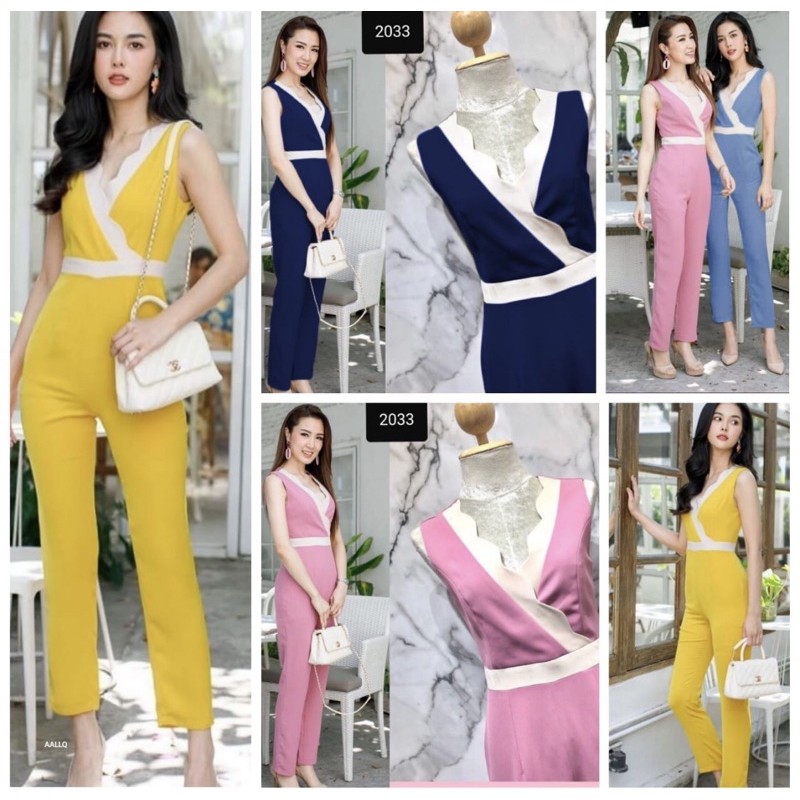 JUMPSUIT BASIC SCUBA/JUMPSUIT PREMIUM/JUMPSUIT WANITA BARU 2033