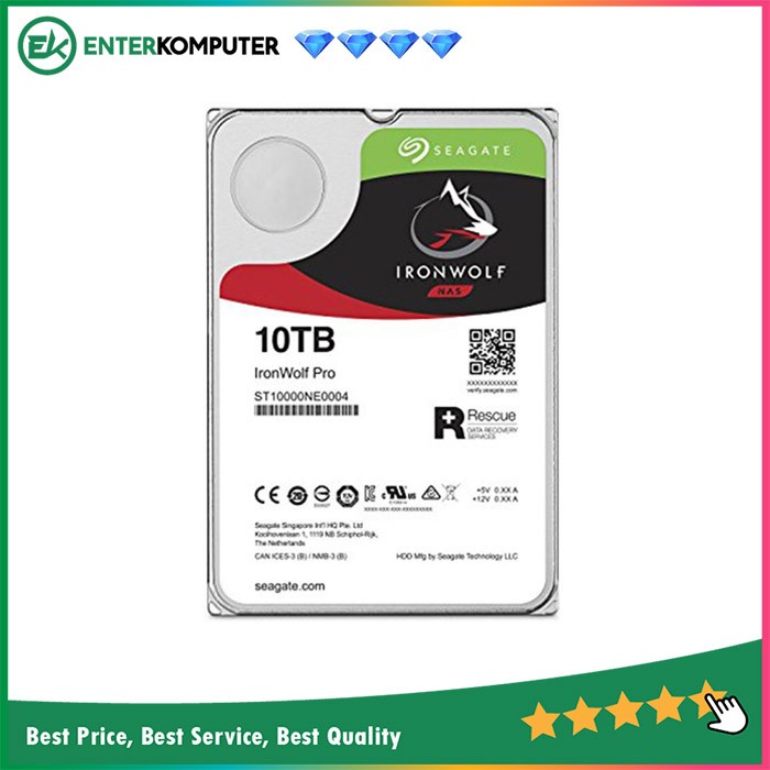 Seagate 10TB For NAS - IronWolf Pro Series / HDD 10TB