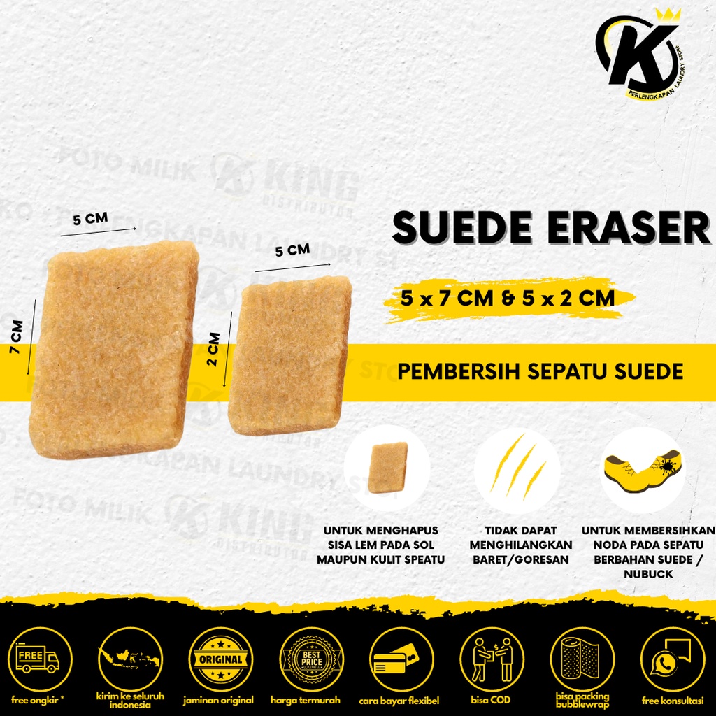 

Suede Eraser Rubber Pembersih Bahan Suede