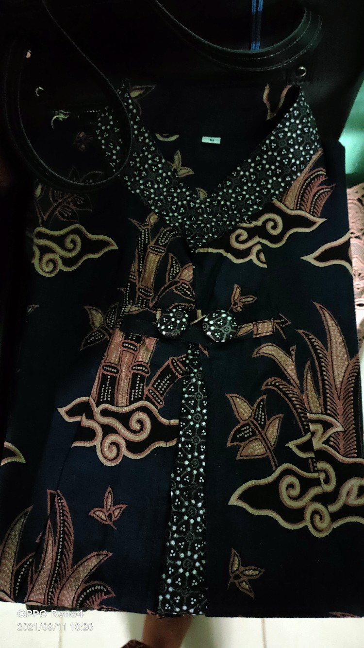 Atasan Batik Blouse Seragam Batik Solo Batik Kantor Baju Batik Wanita Bd 187