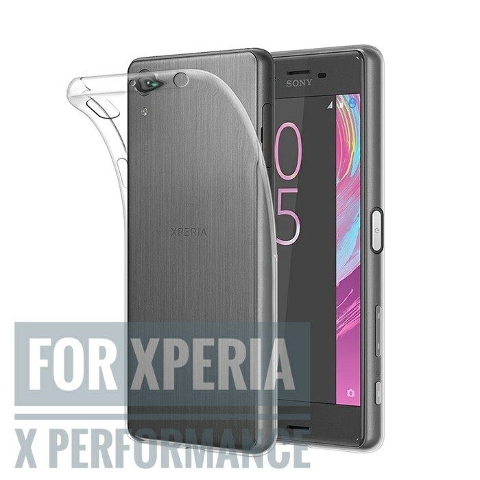 G517Case sony xperia x performance ultra thin tpu soft case clear