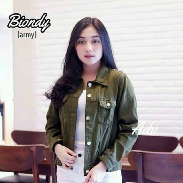 BIONDY JACKET JEANS ARMY