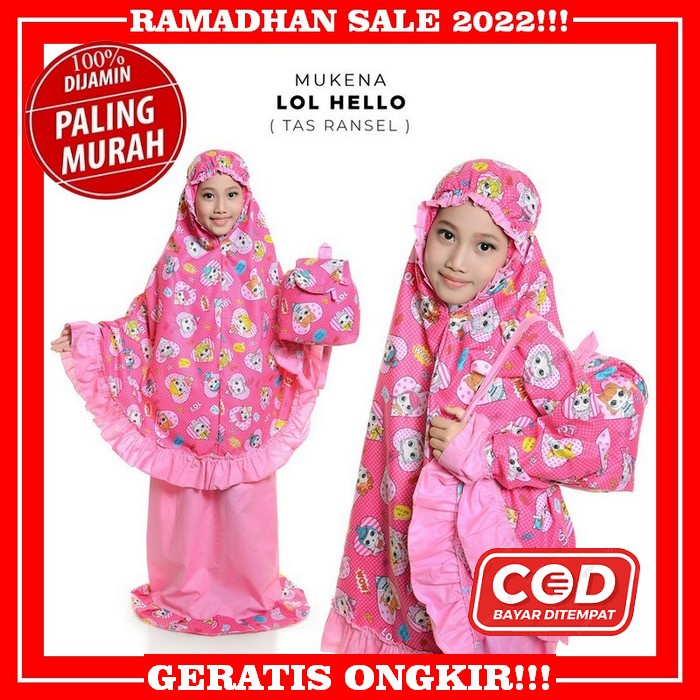 Mukena Anak 12 Tahun Unik Rayon Lucu Polos Murah T5G1 2022 Traveling Best Seller Tanggung Bali Remaj