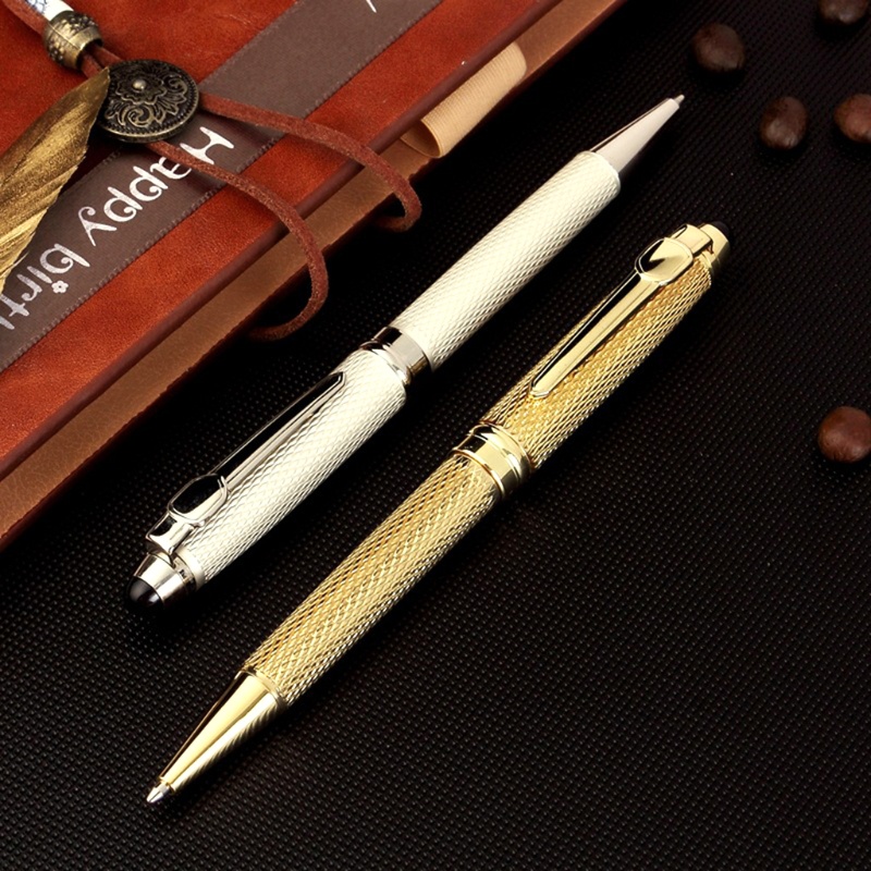Mary 1.0mm Luxury Twist Ballpoint Pen Tanda Tangan Bisnis Rollerball Kantor Bisnis S