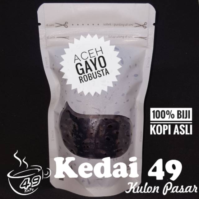 

Kopi Aceh Gayo Robusta 50gr