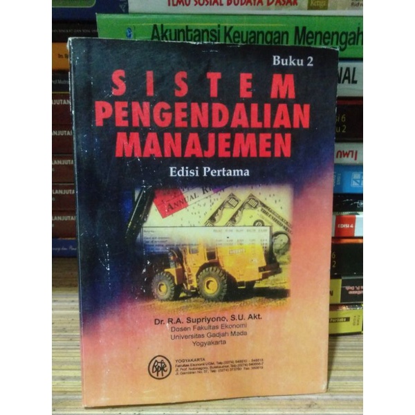 

Sistem Pengendalian Manajemen Buku 2 By Dr. R.A. Supriyono