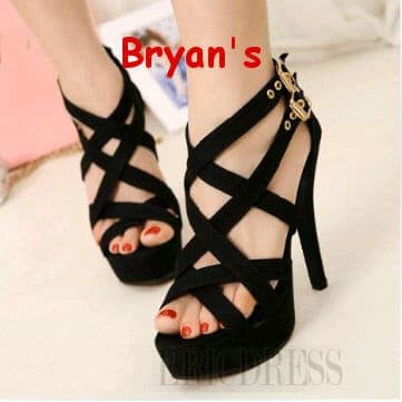 YB -Heels Black Alphard