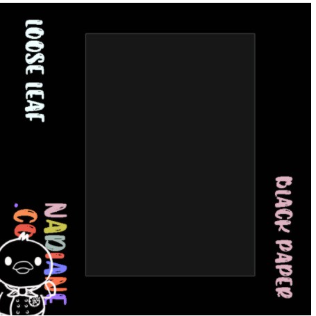 

Loose leaf warna hitam/ uKuran B5-A4