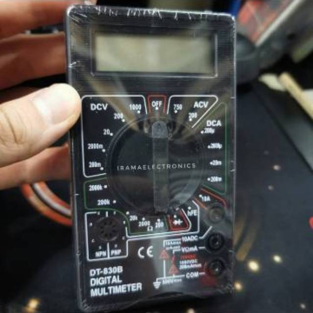 Digital Multi Tester Multimeter DT 830B / 830D Alat Pengukur arus