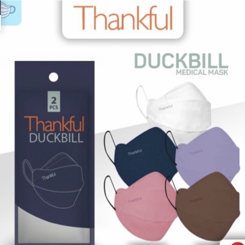 Thankful Adult Duckbill Mask Masker Sachet isi 2