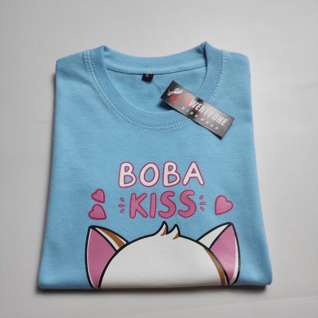 KAOS ANAK PEREMPUAN BOBA KISS TURKISH MUDA 1-8 TAHUN