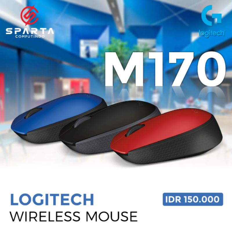 Logitech M170 Mouse Wireless Original New Bergaransi