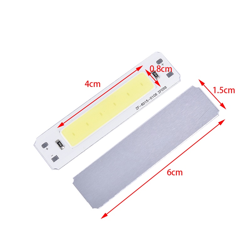 {LUCKID}5V COB Chip Bar Light Source 2W Strip Light for DIY USB Table Lamp Panel Light