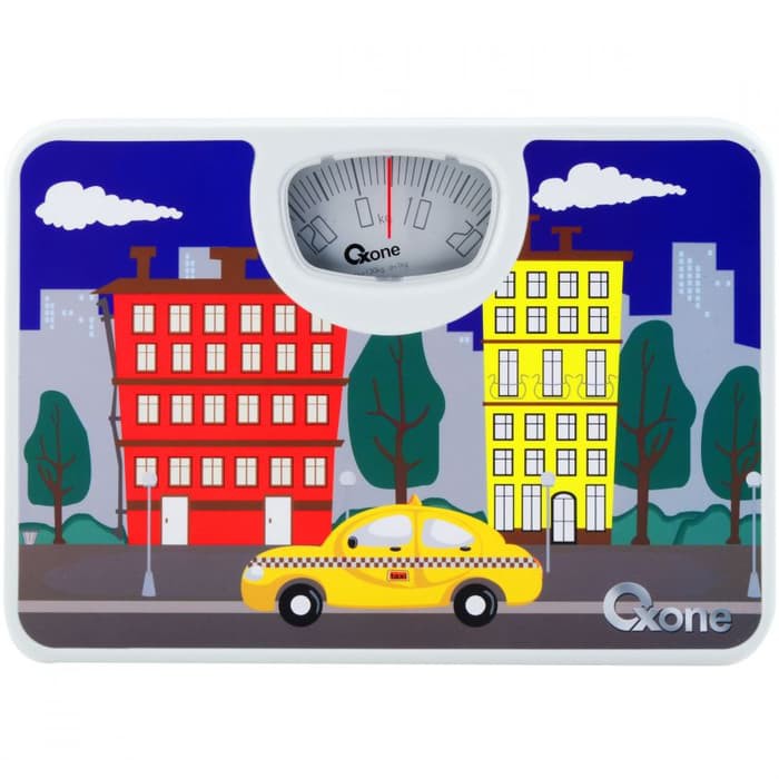 Oxone OX-917 Timbangan Badan Manual Pengukur Berat Timbang Lucu Motif Alat Ukur OX 917 Scale Bagus