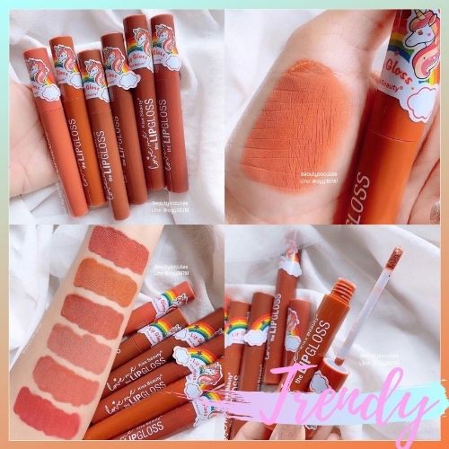 [Lusinan] Kiss Beauty Love Me Unicorn/Fruit Lipgloss (BEST SELLER EDITION)