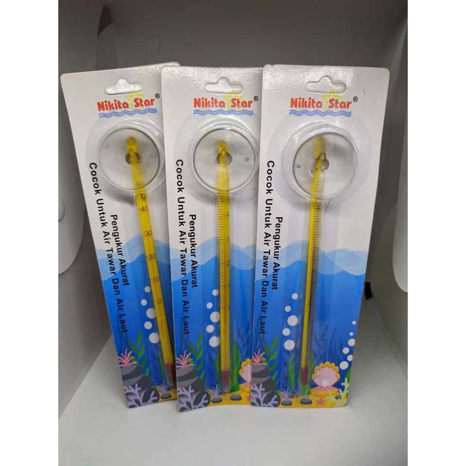 Thermometer Tempel Aquarium Aquascape Murah Nikita Star