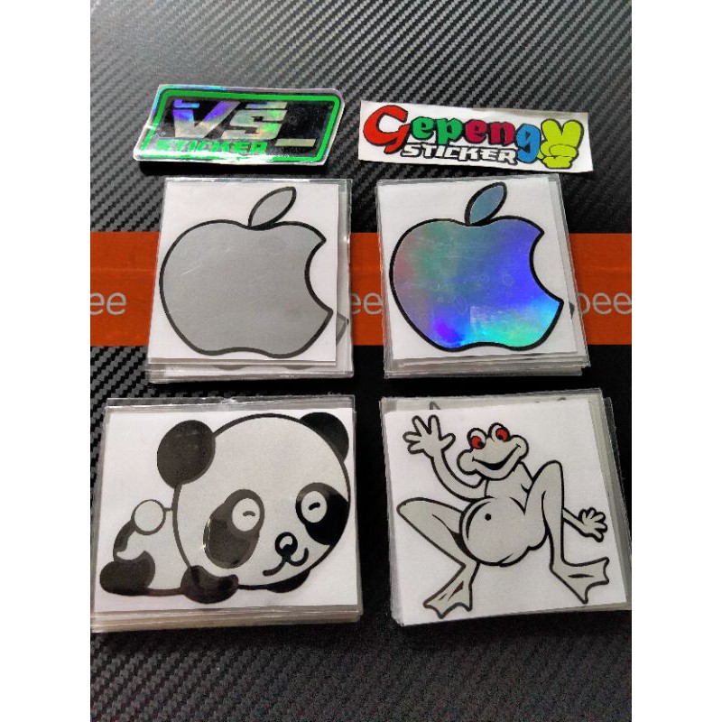

sticker cutting APPLE IPhone 12 PANDA KATAK lucu murah