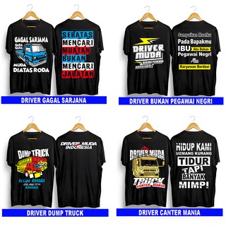  Kaos  Distro  Driver Truk Kata  Kata  Fun Corner Driver Muda 