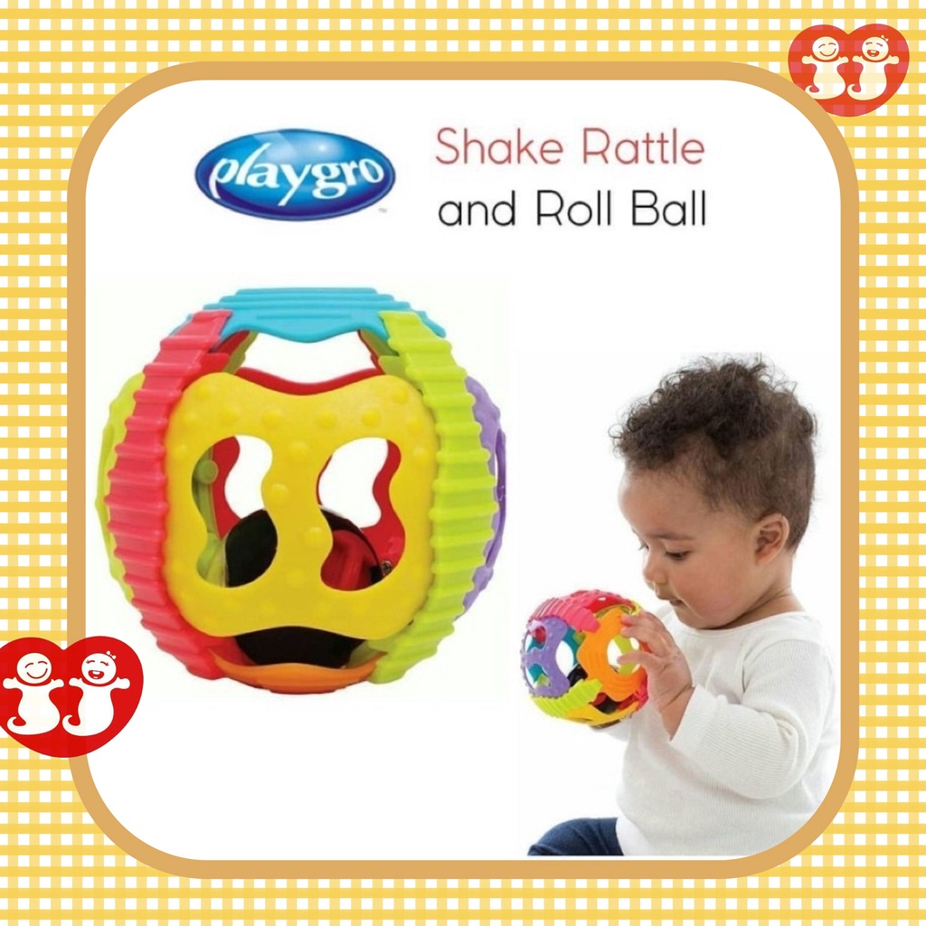 Playgro Shake Rattle and Roll Ball 6m