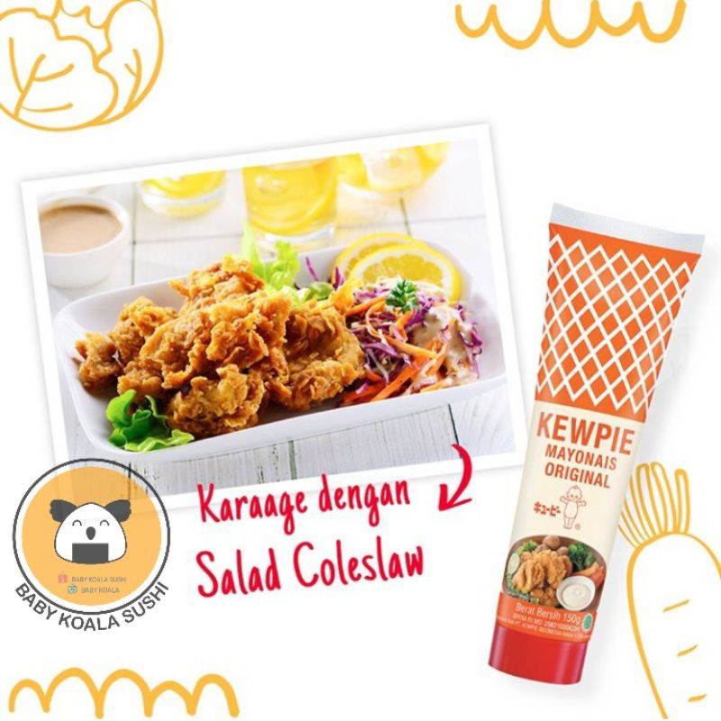 KEWPIE Mayo Original Tube 150 ml Halal │ Mayonnaise Ori