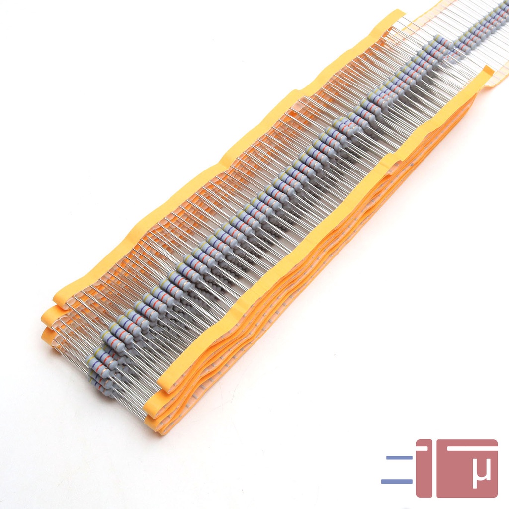 x10 Resistor 47K 1W Metal Oxide 5% Taiwan Kaki Tembaga