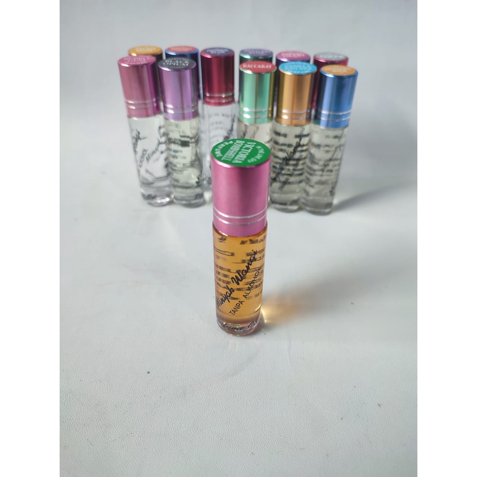 (8 ML PRINT) PARFUM ROLL ON BIBIT NON ALKOHOL 8 ML TERMURAH. KUALITAS DIJAMIN AWET. DENGAN BOTOL EXCLUSIVE 8ML PRINT.