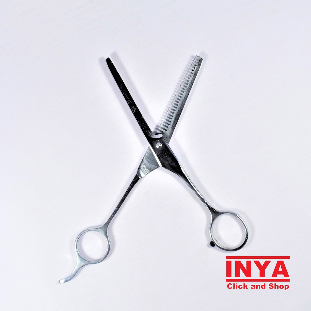 GUNTING SASAK RAMBUT DOVO ICE STAINLESS STEEL  THINNING SHEARS BARBER SCISSORS
